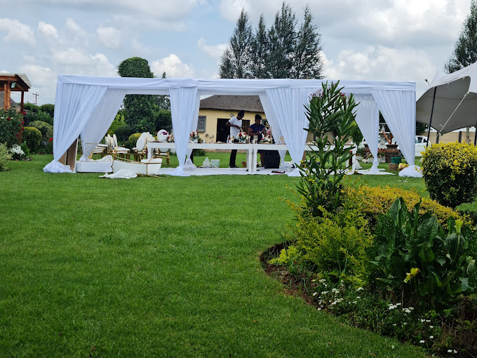 Engadini function Venue tent a Setup